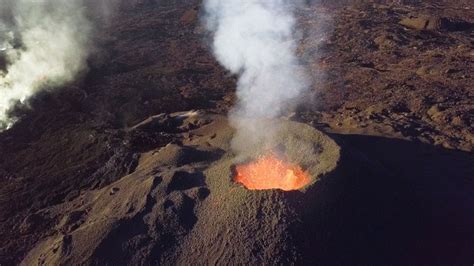 Amazing Drone Over Volcano Youtube