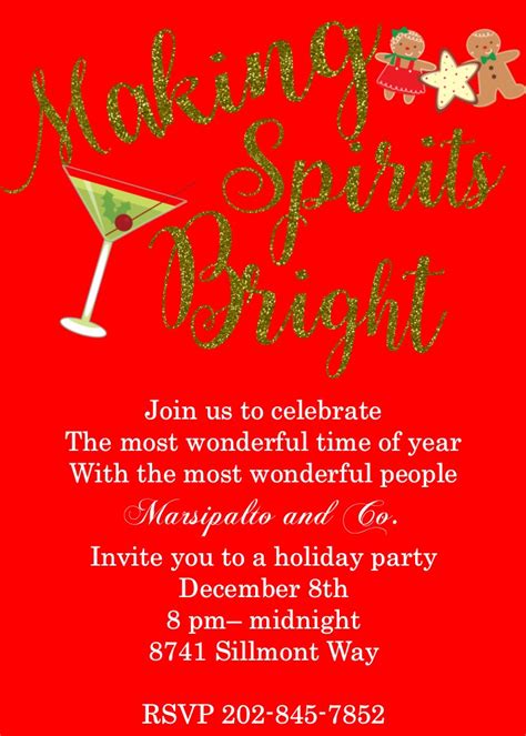 150 Corporate Christmas Party Invitations