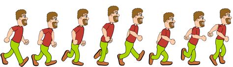 Css Sprites Animation Walk Cycle Png 2037x513px Sprite Animation Images