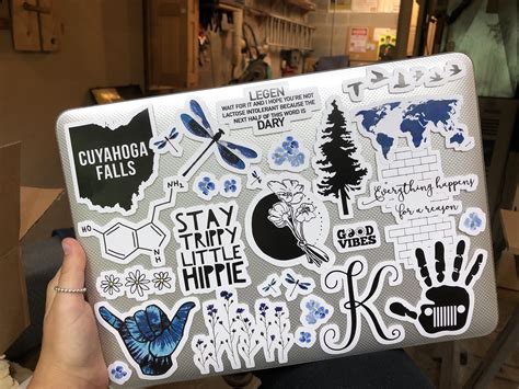 College Laptop Stickers From Redbubble Macbook Stickers Apple Laptop
