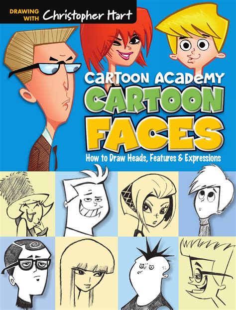 Cartoon Faces How To Draw Heads Features And Expressions
