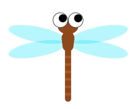 Simple Dragonfly Clip Art Illustrations Royalty Free Vector Graphics