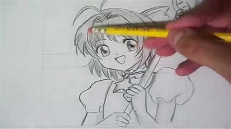 como dibujar a sakura card captor velocidad how to draw sakura youtube