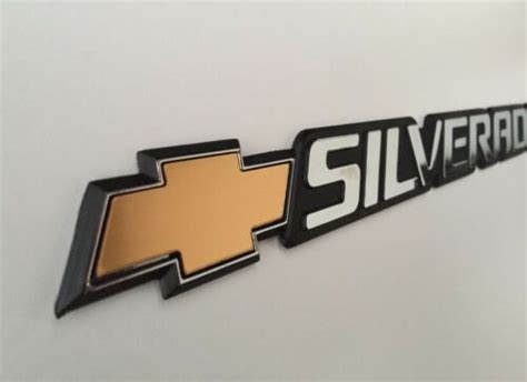 For Chevy Silverado Tailgate Emblem 1999 2006 Fits Chevrolet