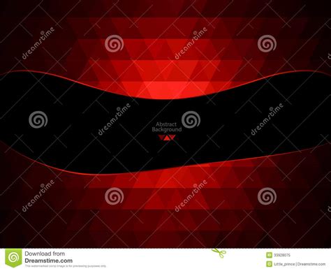 Rode En Zwarte Abstracte Achtergrond Vector Illustratie Illustration