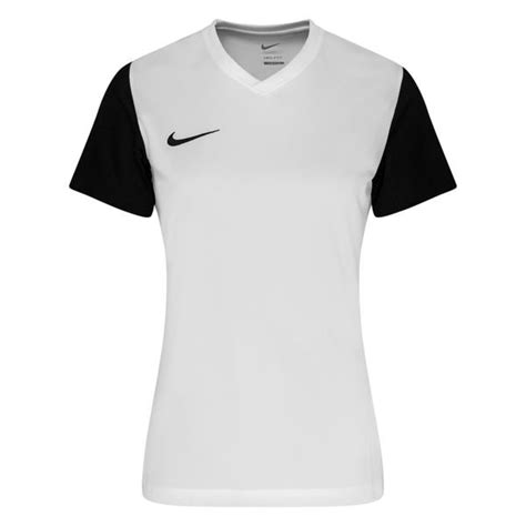 Nike Voetbalshirt Tiempo Premier II Wit Zwart Vrouw