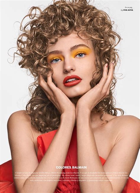 ana mila guyenz issue magazine curly hair beauty editorial