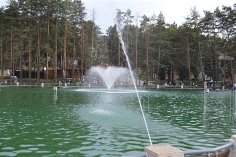 Zlatibor Lake Serbia Fontains Lake Stock Image Image Of Serbia