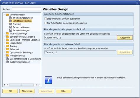 Sap Tipp Schriftart In Der Sap Gui ändern Tipps And Tricks