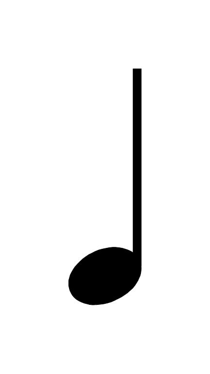 Picture Of A Quarter Note Clipart Best