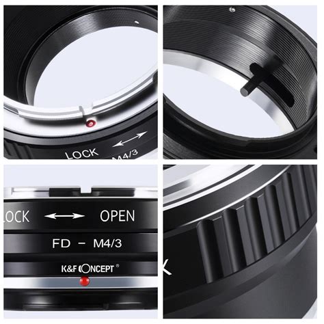 kandf concept m13121 canon fd lenses to m43 mft lens mount adapter kentfaith