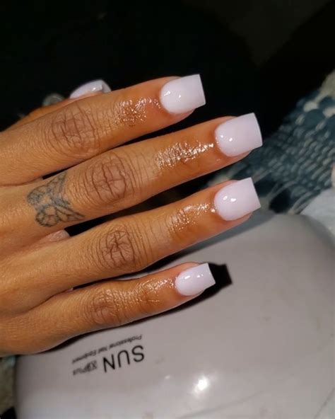 Stallionese Acrylic Nails Coffin Short Short Square Acrylic Nails