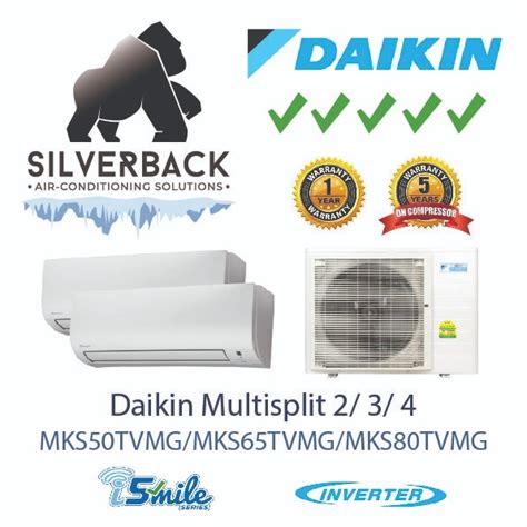 Daikin Ismile Series Inverter Aircon Ticks Mks Tvmg Home