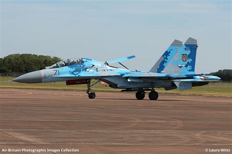 Sukhoi Su 27ubm Flanker 71 Blue 96310424043 Ukrainian Air Force Abpic