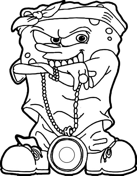 Gangster Girl Clowns Coloring Page Coloring Pages