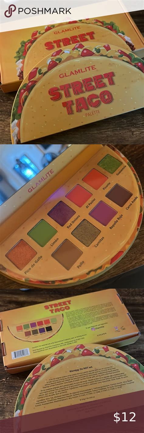 Glamlite Street Taco Palette Shimmers Have Been Swatched Once Street