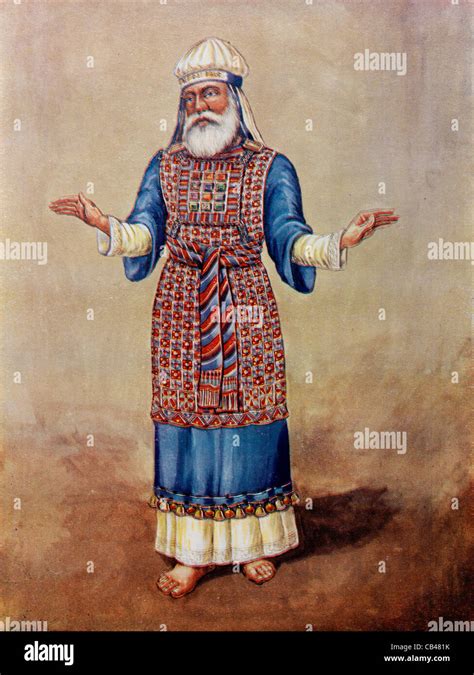 An Illustration Of The High Priest Of Israel In His Robes Of Glory