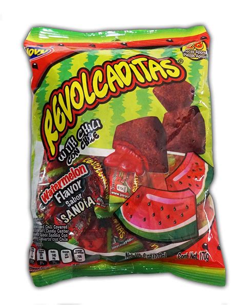Jovy Revolcaditas With Chili Watermelon 6oz Bag Spicy