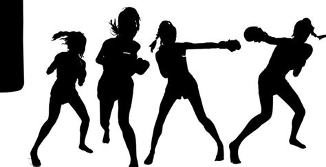 4717 Best Female Boxing Silhouette Images Stock Photos And Vectors