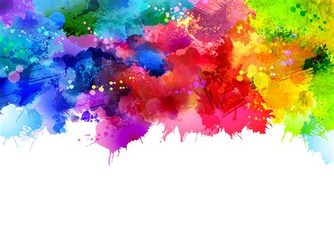 Colorful Watercolor Ink Splashes Vector Background En 2020 Fondos