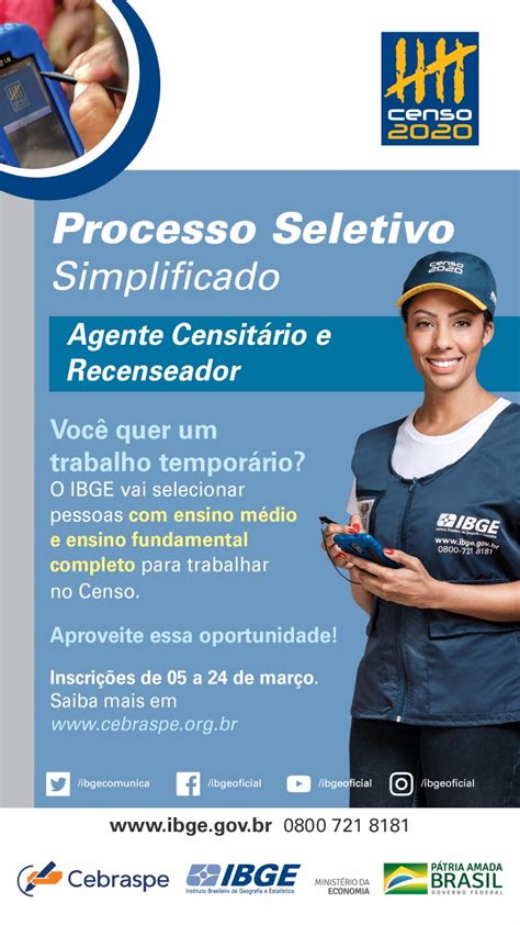 Processo Seletivo Ibge Censo