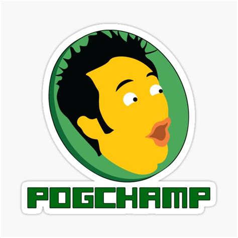 Pogchamp For Light Colored Shirts Sticker By Feqsxcf Redbubble