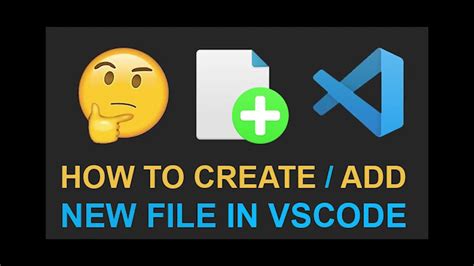 How To Create A New File In Visual Studio Code Youtube