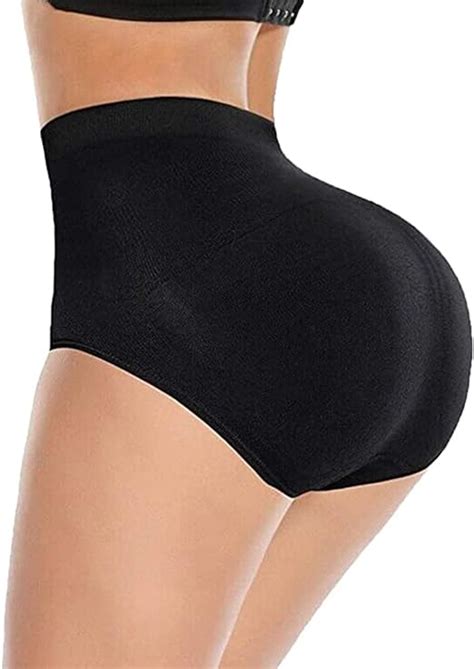 Qandm Seamless Padded Hip Enhancer Butt Lifter Shapewear Booty Shaper Enhance Spandex Underwear