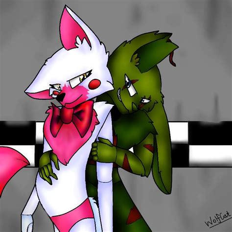 Springtrap And Mangle Pregnant Mangle Plushtraps Mom And Dad