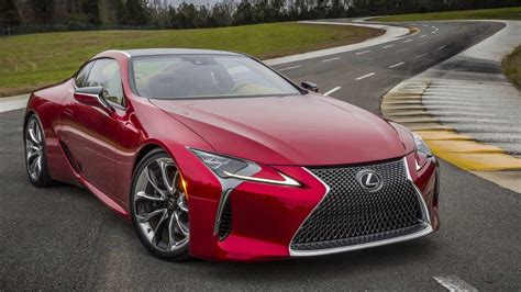 2017 Lexus Lc 500 Poster 24 X 36 Inch Red Etsy