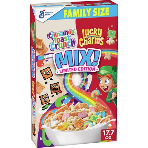 Lucky Charms And Cinnamon Toast Crunch Mix Blends Two Classic Cereals