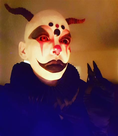 Serving Demonic Clown For Halloween Hope You All Had A Good Night R