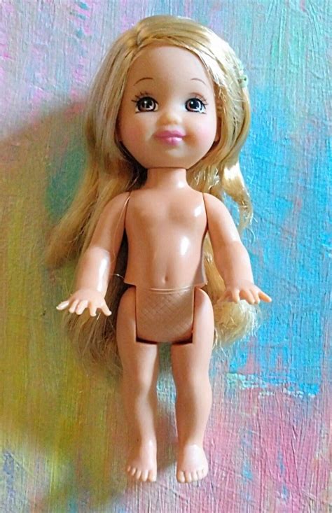 Kelly Small Doll Clothes 51 Naked Kelly Doll W Sandy Blonde BIG Brown