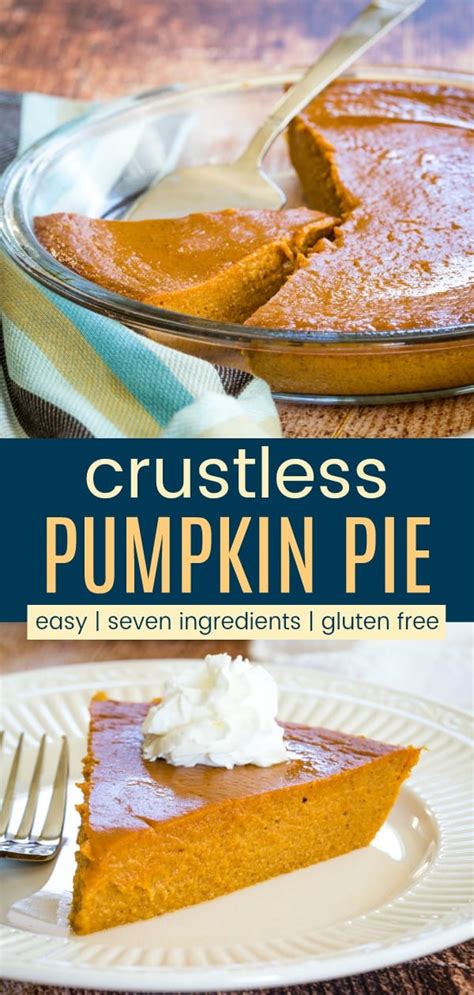Crustless Pumpkin Pie Gluten Free Cupcakes And Kale Chips