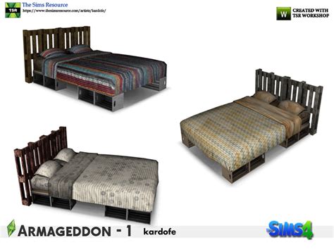 50 Sims 4 Cc Double Beds To Make Your Sims Bedroom Beautiful