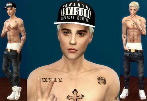 Sims 4 Ccs The Best Justin Bieber By Adybatch