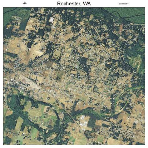 Aerial Photography Map Of Rochester Wa Washington