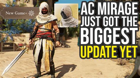 Assassin S Creed Mirage Update Adds New Game Plus Parkour Improvements
