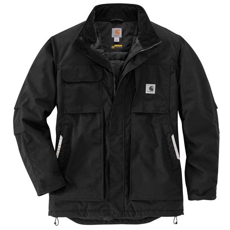 Carhartt Jackets Mens 104460 N04 Black Full Swing Yukon Insulated Coat