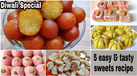 5 Easy Diwali Sweets Recipe Collection Quick Diwali Sweets Easy