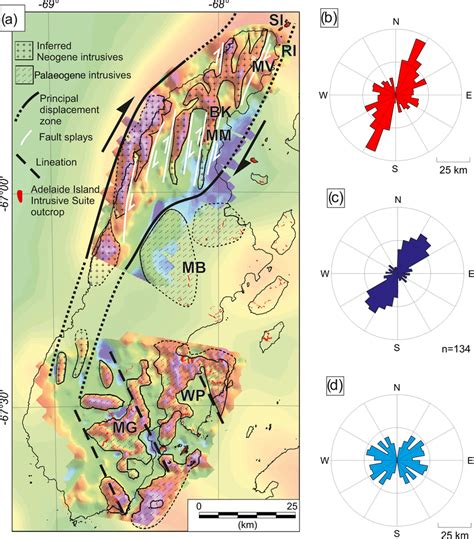 Structural And Geological Interpretation A Aeromagnetic Anomaly Map