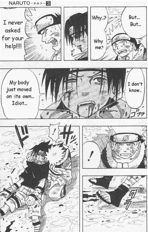 What Were Moments That Sasuke Said Or Did Something That