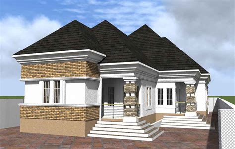 House Plan 5 Bedroom Bungalow With Pent House House