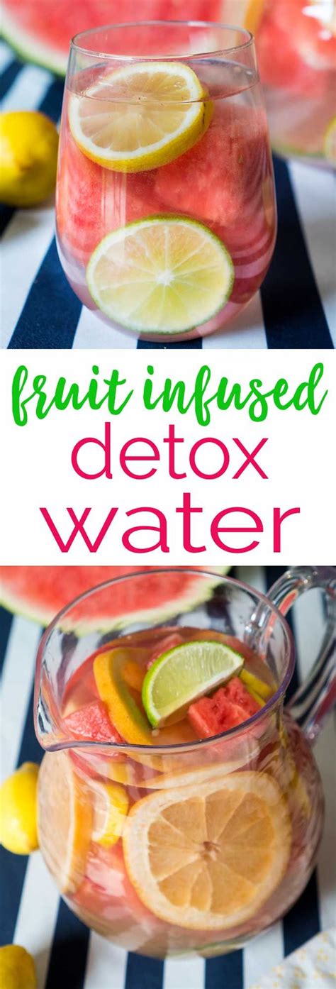 Fruit Infused Detox Water Is A Great Way To Stay Hydrated And Get The