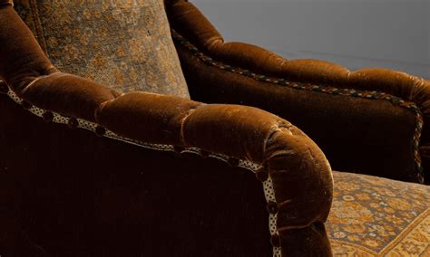 Carpet Velvet Lounge Chair Obsolete