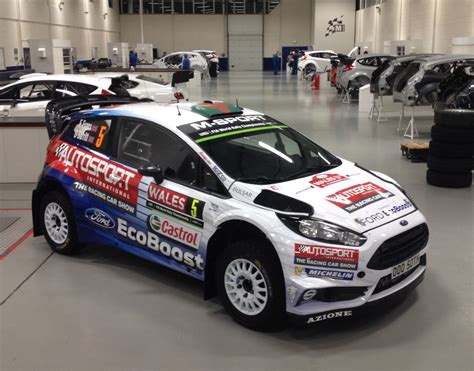 Ford Demonstrates The Special Fiesta Rs Wrc Vehicle