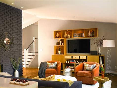 brick wall designs decor ideas  living room