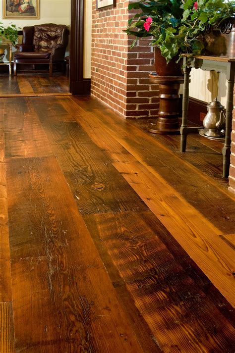 Reclaimed Grandpas Flooring In Hallway Carlisle Wide Plank Floors