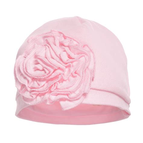 Lemon Loves Layette Bijou Hat For Newborn And Baby Girls In Pink