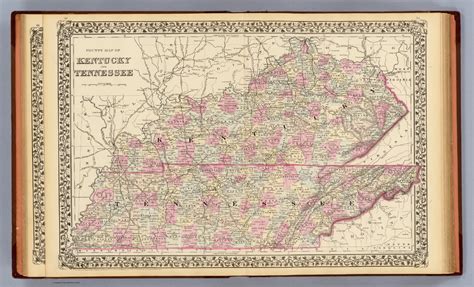 Kentucky Tennessee David Rumsey Historical Map Collection